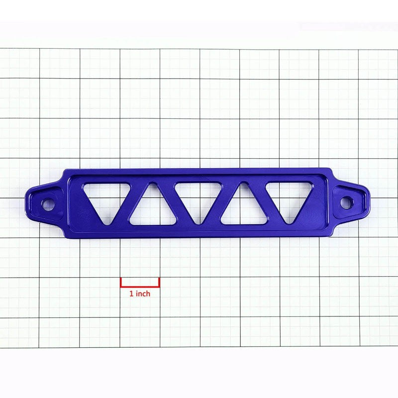 190MM/220MM Blue Billet Aluminum Car Battery Tie Down Mount Bracket Long Bar-Performance-BuildFastCar