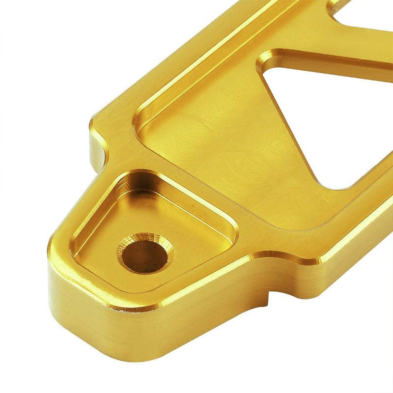 190MM/220MM Gold Billet Aluminum Car Battery Tie Down Mount Bracket Long Bar-Performance-BuildFastCar