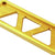 190MM/220MM Gold Billet Aluminum Car Battery Tie Down Mount Bracket Long Bar-Performance-BuildFastCar