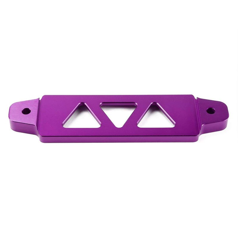 190MM/220MM Purple Billet Aluminum Car Battery Tie Down Mount Bracket Long Bar-Performance-BuildFastCar