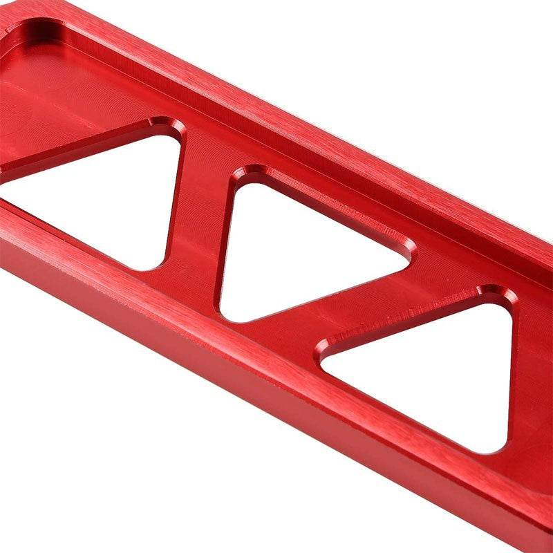 190MM/220MM Red Billet Aluminum Car Battery Tie Down Mount Bracket Long Bar-Performance-BuildFastCar