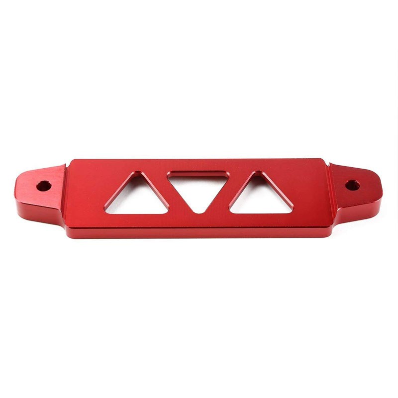 190MM/220MM Red Billet Aluminum Car Battery Tie Down Mount Bracket Long Bar-Performance-BuildFastCar