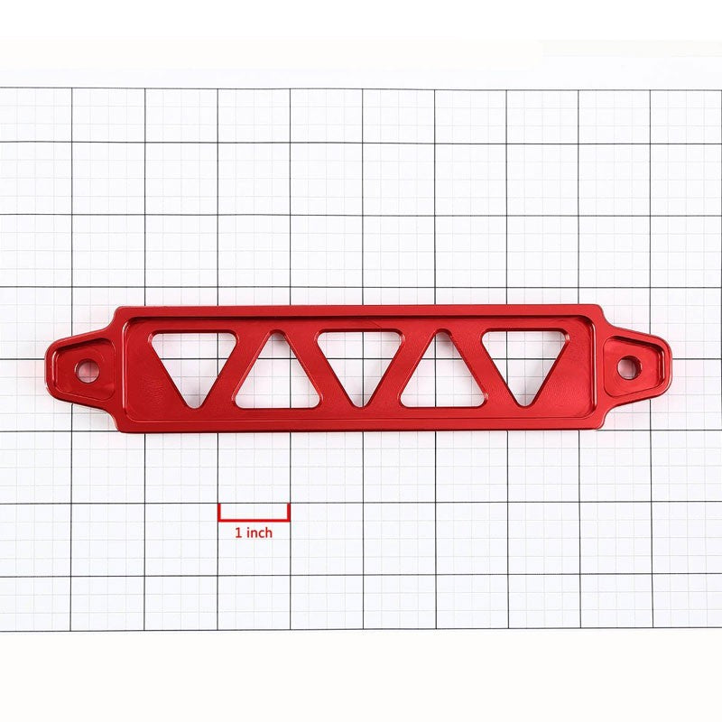 190MM/220MM Red Billet Aluminum Car Battery Tie Down Mount Bracket Long Bar-Performance-BuildFastCar