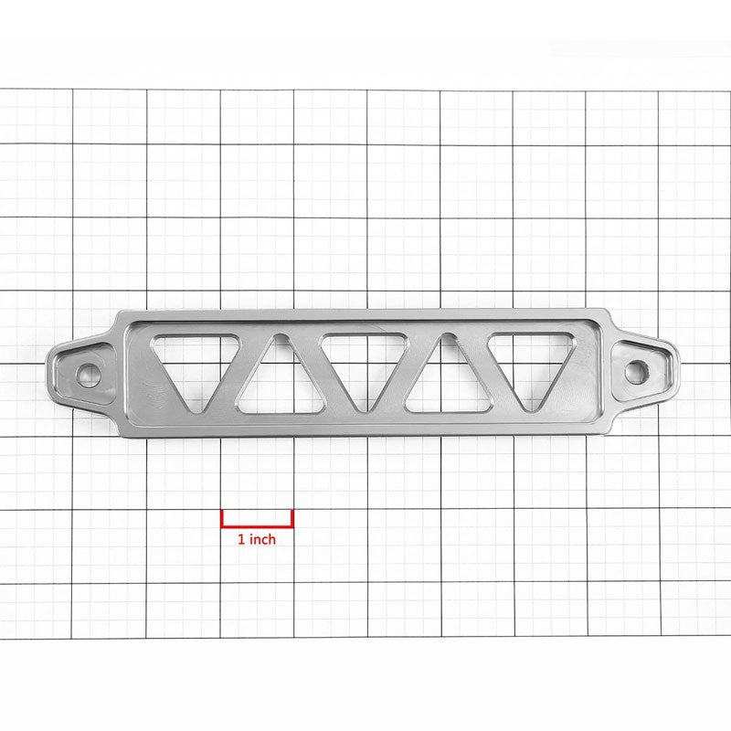 190MM/220MM Silver Billet Aluminum Car Battery Tie Down Mount Bracket Long Bar-Performance-BuildFastCar