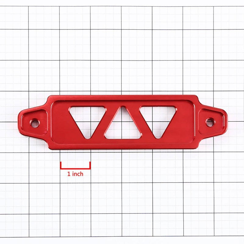 145MM/170MM Red Billet Aluminum Car Battery Tie Down Mount Bracket Short Bar-Performance-BuildFastCar