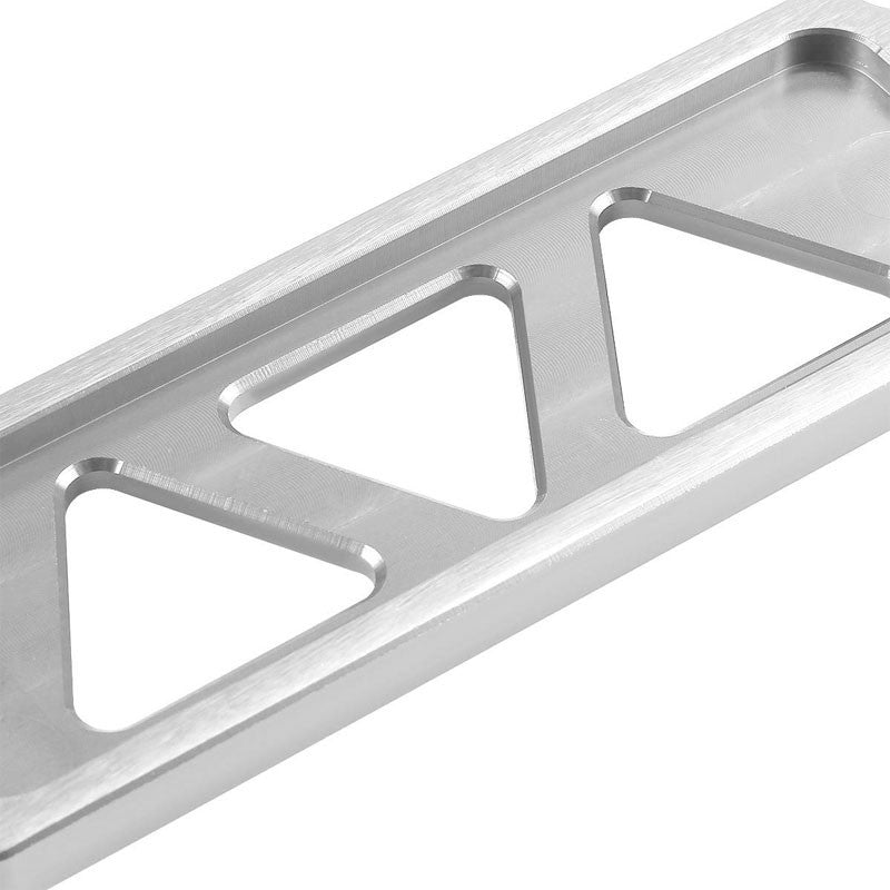 145MM/170MM Silver Billet Aluminum Car Battery Tie Down Mount Bracket Short Bar-Performance-BuildFastCar
