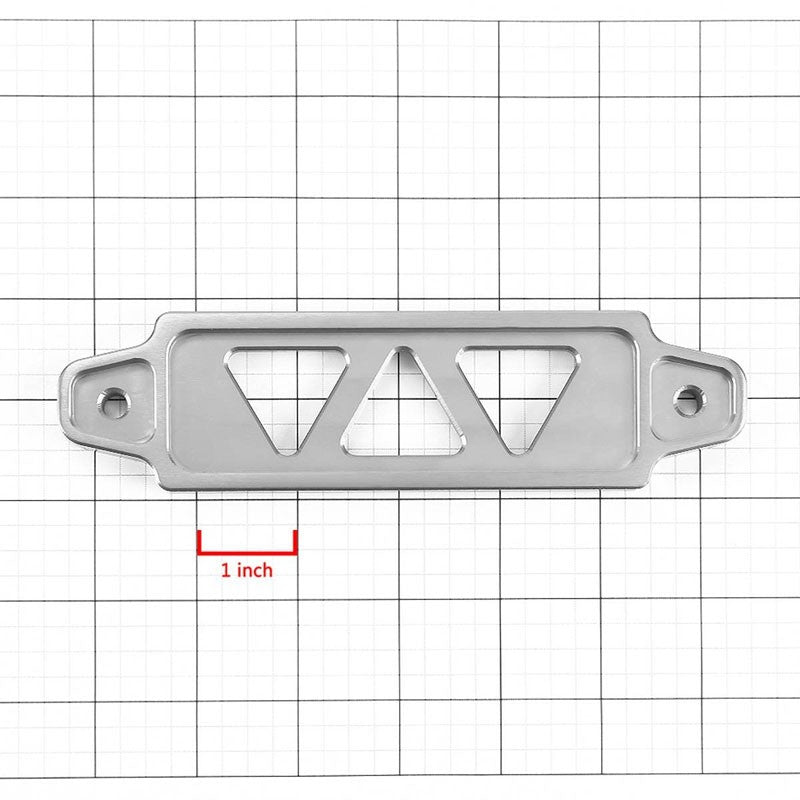 145MM/170MM Silver Billet Aluminum Car Battery Tie Down Mount Bracket Short Bar-Performance-BuildFastCar