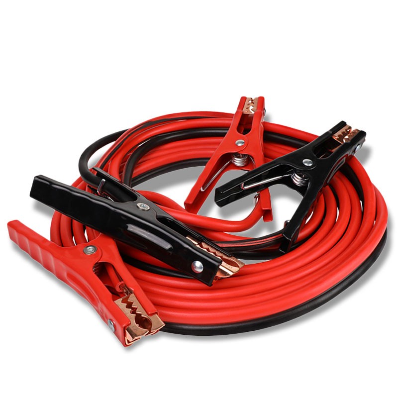 Heavy Duty 16FT 6 Gauge Copper Wire Battery Jumper Cables Jump Start Booster Kit-Accessories-BuildFastCar