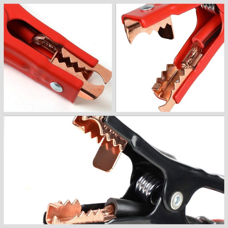 Heavy Duty 16FT 6 Gauge Copper Wire Battery Jumper Cables Jump Start Booster Kit-Accessories-BuildFastCar