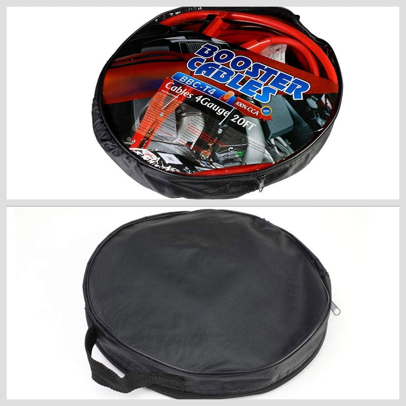 Heavy Duty 20FT 4 Gauge Copper Wire Battery Jumper Cables Jump Start Booster Kit-Accessories-BuildFastCar