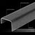 Front Cargo Truck Bed Cap Molding Rail Protector Cover For 05-11 Dodge Dakota-Exterior-BuildFastCar