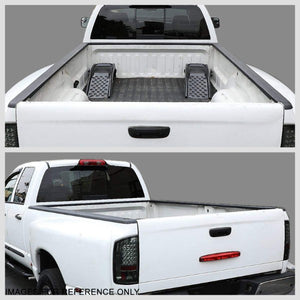 Black Cargo Truck Bed Cap Molding Rail Cover For 04-12 Colorado/Canyon Crew Cab-Exterior-BuildFastCar