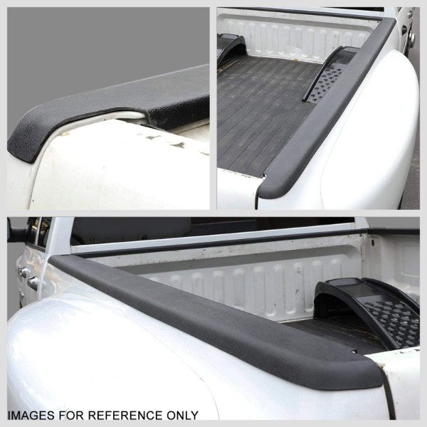 Black Truck Bed Cap Molding Rail Cover For 04-12 Colorado/Canyon Reg/Ext Cab-Exterior-BuildFastCar