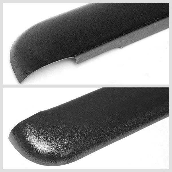 Black Cargo Truck Bed Cap Molding Rail Protector Cover For 00-04 Dakota Crew Cab-Exterior-BuildFastCar