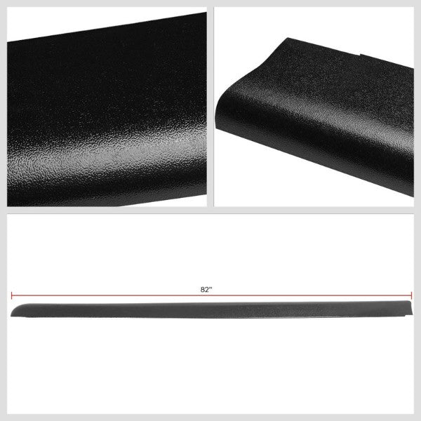 Black Truck Bed Cap Molding Rail Protector Cover For 05-11 Dakota 6.5Ft Bed-Exterior-BuildFastCar