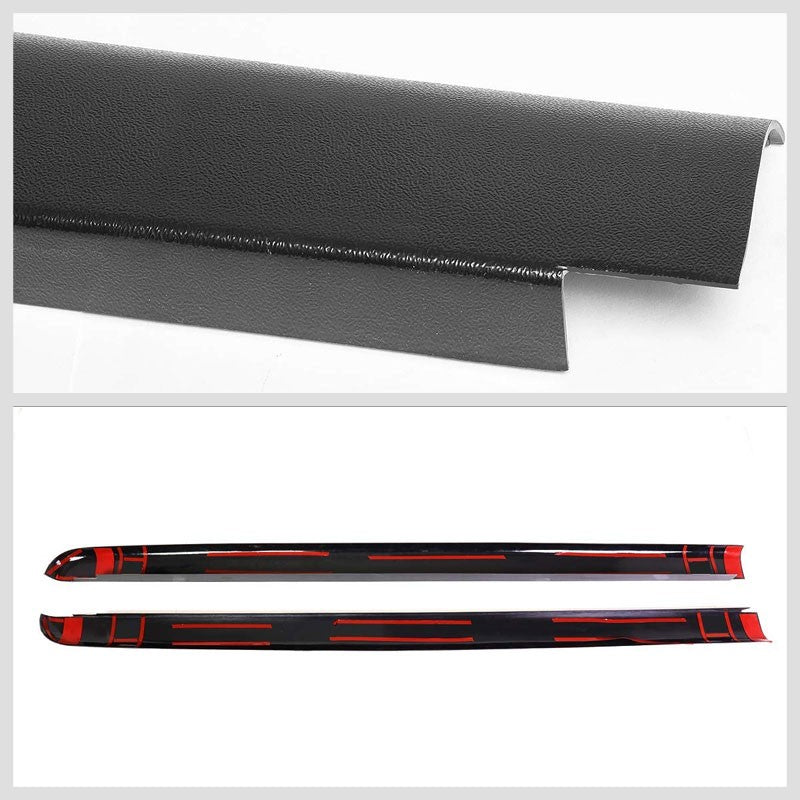2PCS Truck Bed Cap Molding Rail Protector Cover For 07-13 Sierra 1500 6.5Ft Bed-Exterior-BuildFastCar