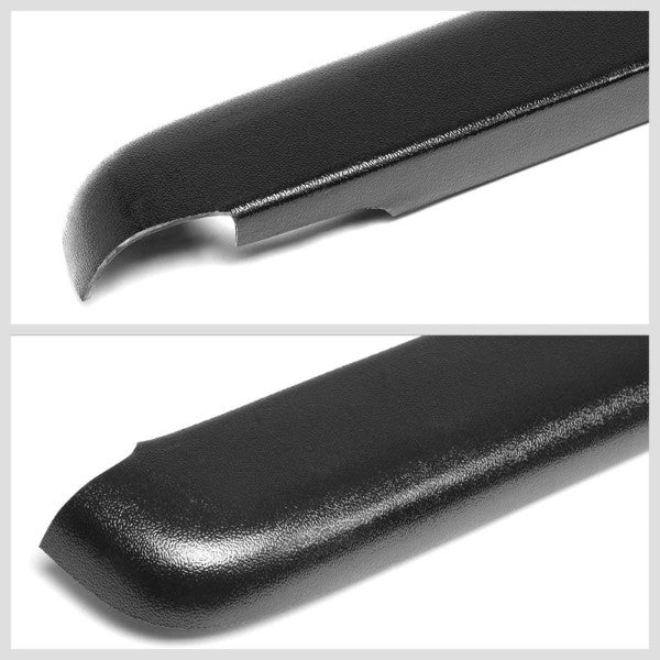 Black Cargo Truck Bed Cap Molding Rail Protector Cover For 90-00 C/K 6.5Ft Bed-Exterior-BuildFastCar