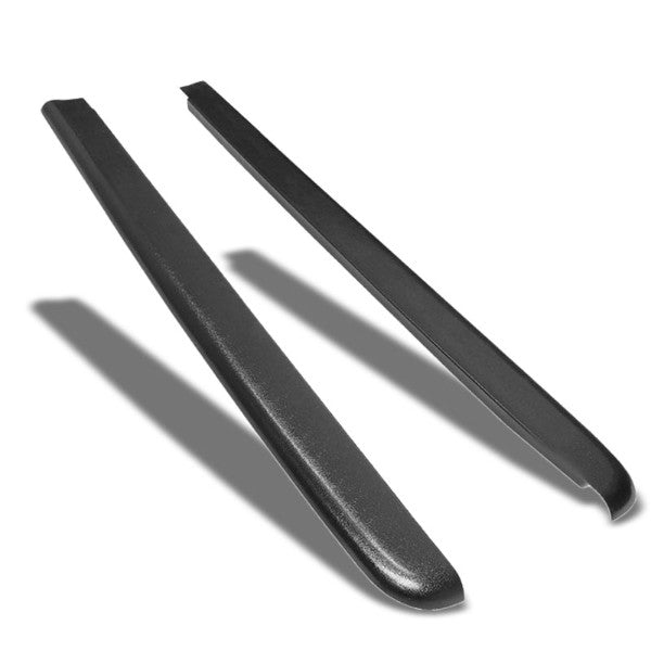 Black Cargo Truck Bed Cap Molding Rail Cover For 07-13 Silverado 1500 5.8Ft Bed-Exterior-BuildFastCar