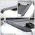 2PCS Truck Bed Cap Molding Rail Protector Cover For 07-13 Sierra 1500 8Ft Bed-Exterior-BuildFastCar