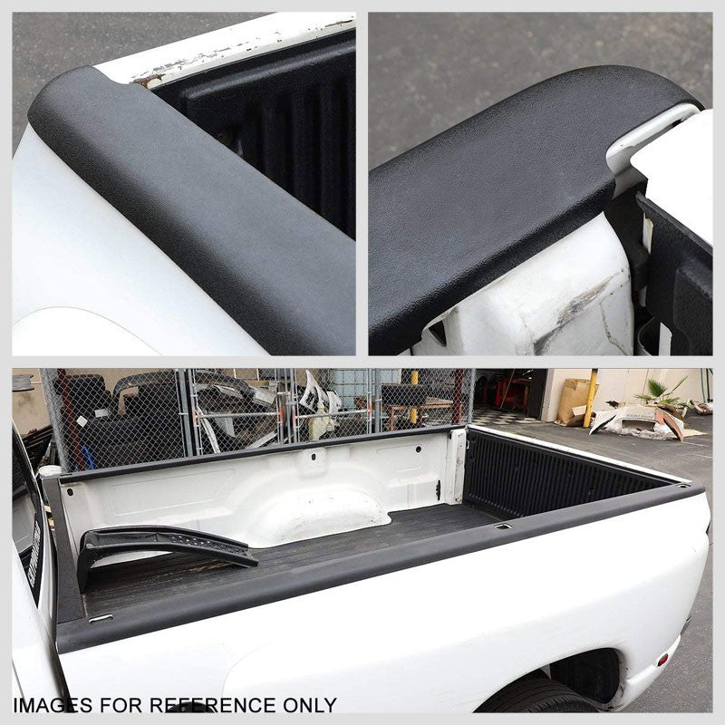2PCS Truck Bed Cap Molding Rail Protector Cover For 07-13 Sierra 1500 8Ft Bed-Exterior-BuildFastCar