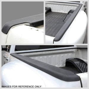 Pair Black Truck Bed Cap Molding Rail Cover For 99-07 Silverado/Sierra 6.5Ft Bed-Exterior-BuildFastCar