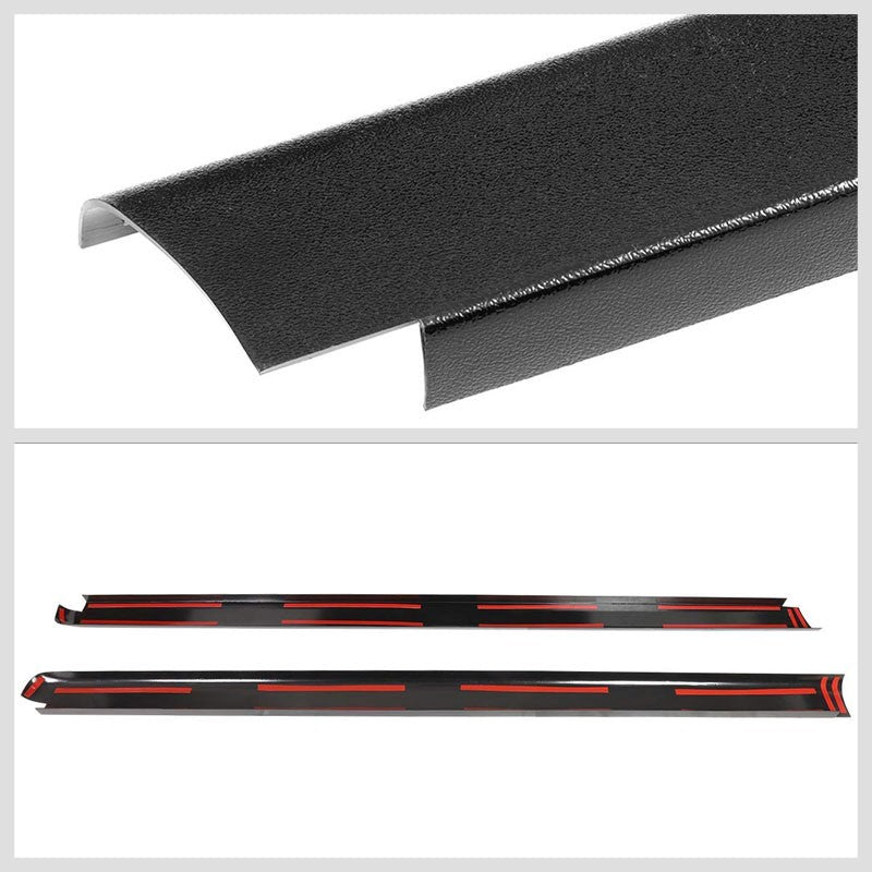 2PCS Truck Bed Cap Molding Rail Protector Cover For 80-96 Ford F-150 6.5Ft Bed-Exterior-BuildFastCar