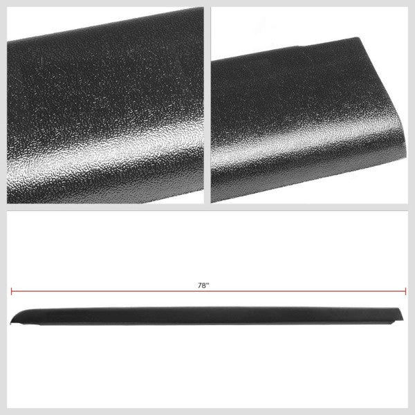 Pair Black Truck Bed Cap Molding Rail Protector Cover For 00-05 Tundra 6.5Ft Bed-Exterior-BuildFastCar