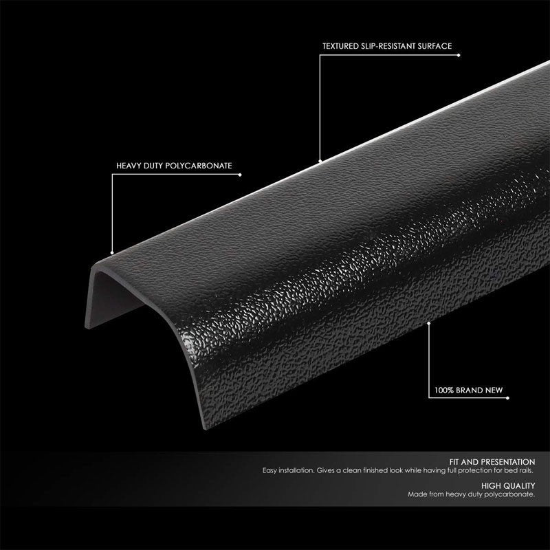 Rear Tailgate Truck Bed Cap Molding Rail Protector Cover For 94-04 GMC Sonoma-Exterior-BuildFastCar