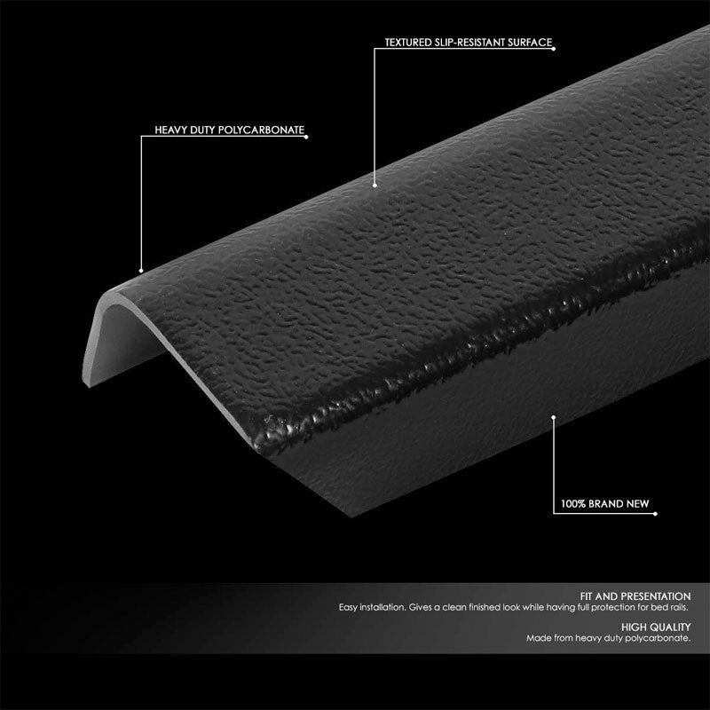 Rear Tailgate Truck Bed Cap Molding Rail Protector Cover For 89-95 Toyota Pickup-Exterior-BuildFastCar