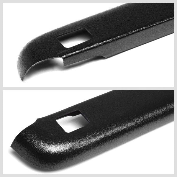 Black Truck Bed Cap Molding Rail Protector Cover For 90-00 C/K 6.5Ft Bed W/Holes-Exterior-BuildFastCar