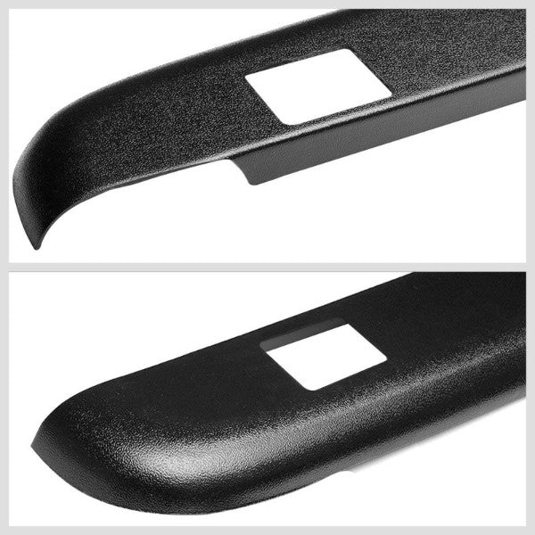 Black Truck Bed Cap Molding Rail Cover For 07-13 Sierra 1500 5.8Ft Bed W/Holes-Exterior-BuildFastCar