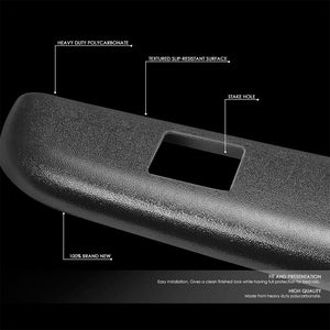 2PCS Truck Bed Cap Rail Protector Cover W/Hole For 07-14 Sierra 2500HD 8Ft Bed-Exterior-BuildFastCar