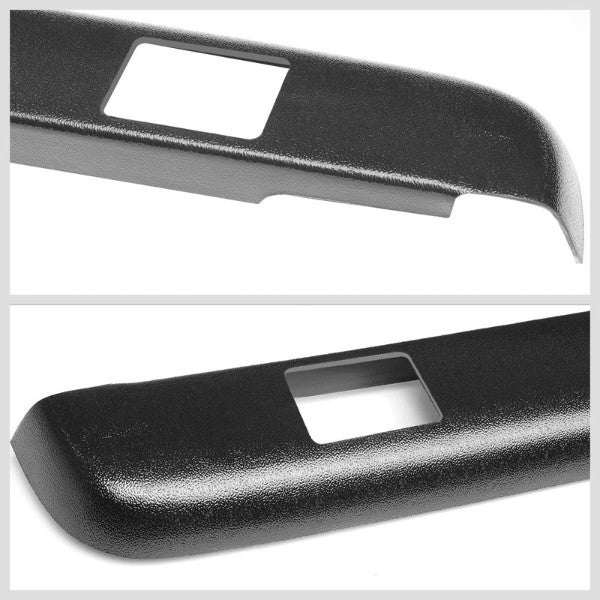 Black Truck Bed Cap Molding Rail For 99-07 Silverado/Sierra 6.5Ft Bed W/Holes-Exterior-BuildFastCar