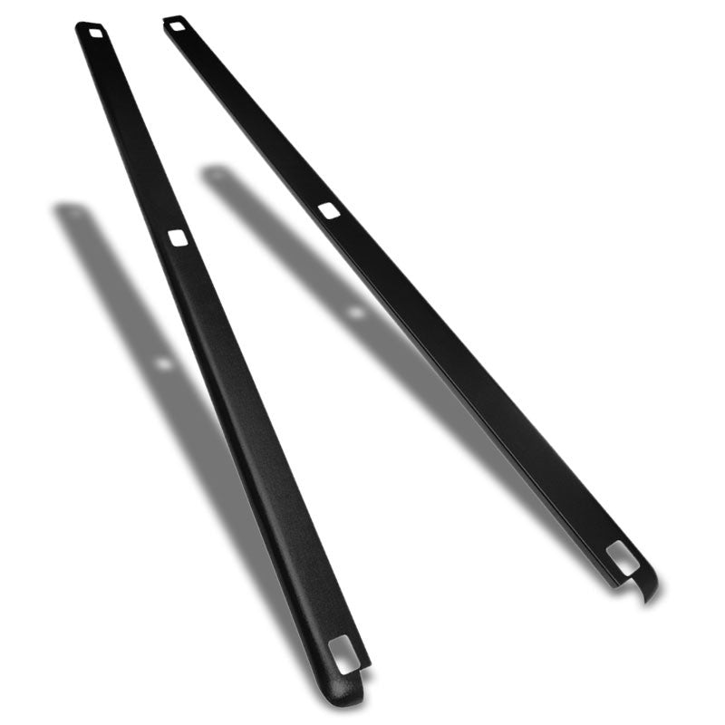 2PCS Truck Bed Cap Rail Protector Cover W/Hole For 80-97 Ford F-350 8Ft Bed-Exterior-BuildFastCar