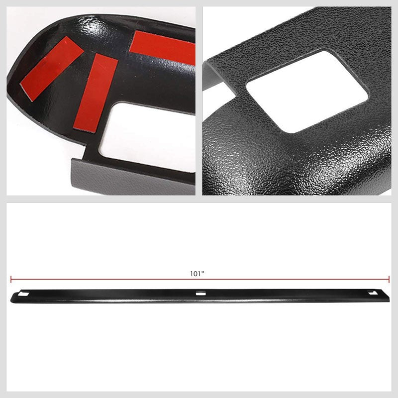 2PCS Truck Bed Cap Rail Protector Cover W/Hole For 80-97 Ford F-350 8Ft Bed-Exterior-BuildFastCar