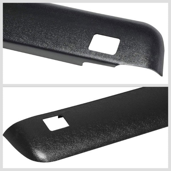Black Truck Bed Cap Molding Rail Cover For 93-11 Ranger/B-Series 6Ft Bed W/Holes-Exterior-BuildFastCar