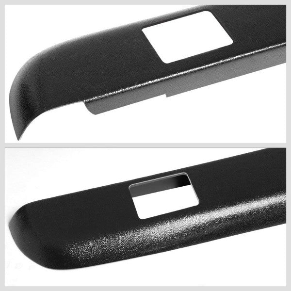 Black Truck Bed Cap Molding Rail Cover For 99-07 Silverado/Sierra 8Ft Bed W/Hole-Exterior-BuildFastCar