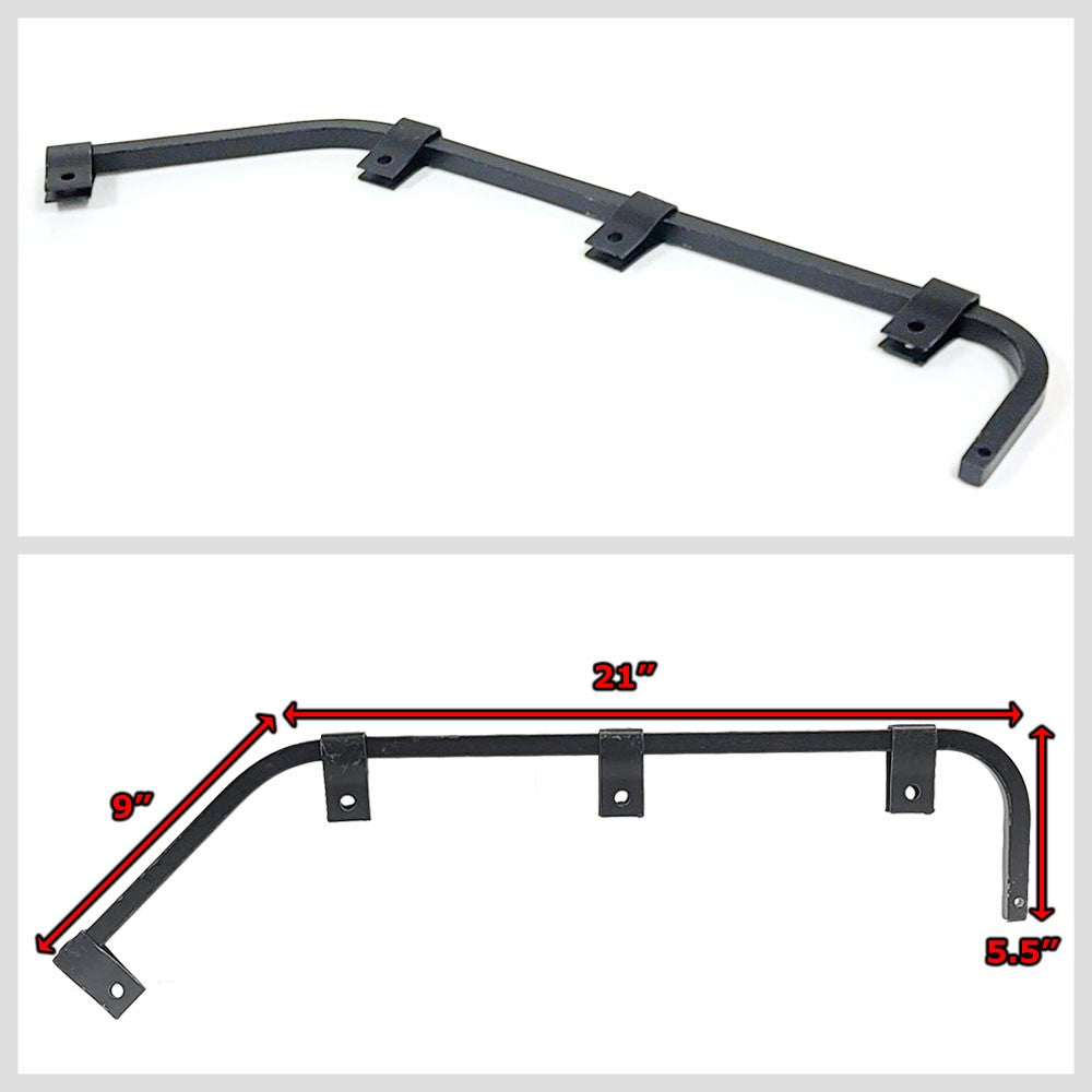 2x BettsHD A35RL Angled Unhanded Mud Flap Hanger 27.5" N.Length Truck Trailer