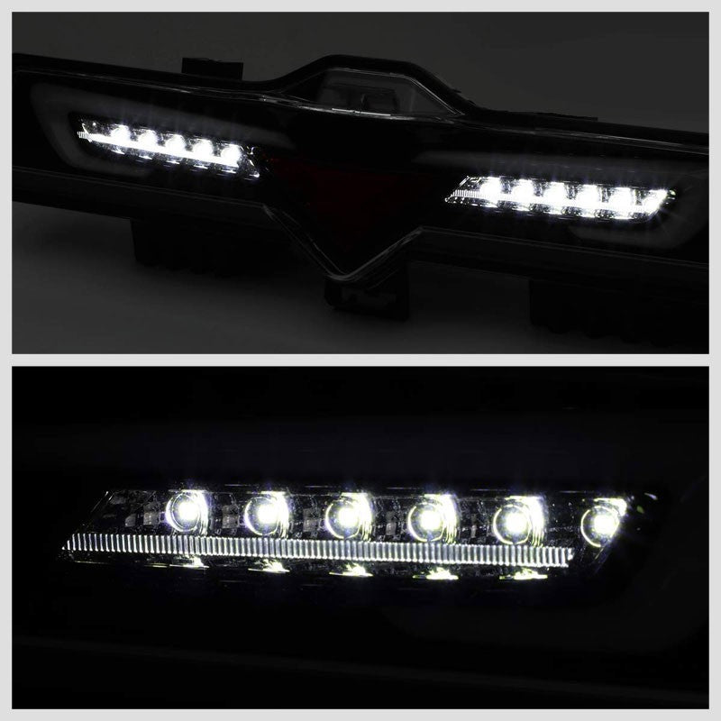 Clear Lens Rear 3D Bar Brake Bumper Light For 13-16 Scion FR-S/BRZ 2.0L H4 DOHC-Exterior-BuildFastCar