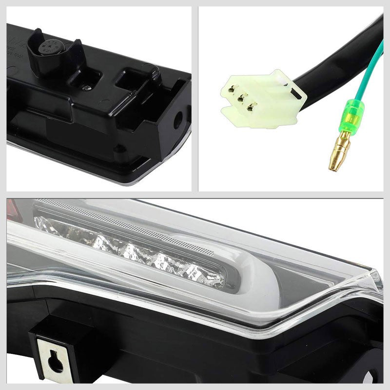 Clear Lens Rear 3D Bar Brake Bumper Light For 13-16 Scion FR-S/BRZ 2.0L H4 DOHC-Exterior-BuildFastCar