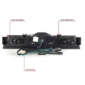 Clear Lens Rear 3D Bar Brake Bumper Light For 13-16 Scion FR-S/BRZ 2.0L H4 DOHC-Exterior-BuildFastCar