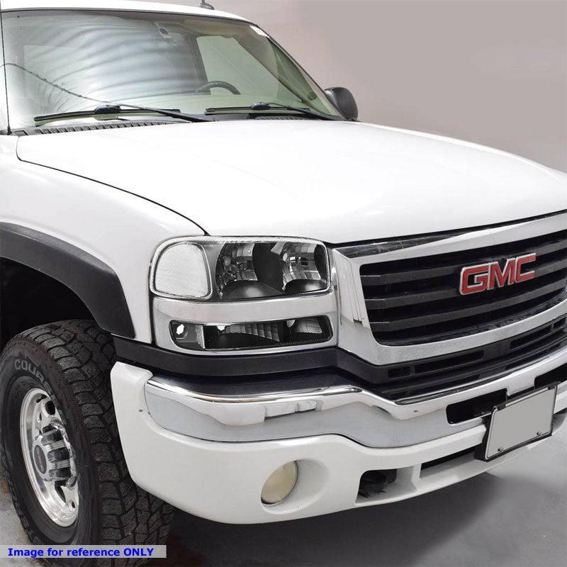 Turn Signal Bumper Light Black/Clear Lens/Corner For 99-06 GMC Sierra/Yukon-Lighting-BuildFastCar-BFC-BUMLI-GMCSIE99-BKCL