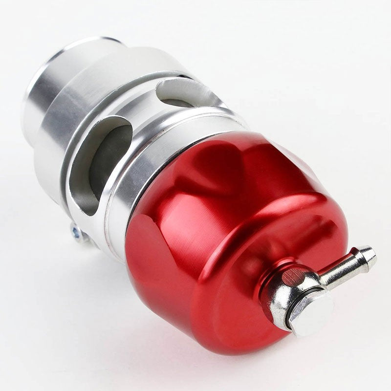 Red Aluminum V-Band 38MM Vee Port Intercooler Turbo Boost Blow Off Valve BOV-Performance-BuildFastCar