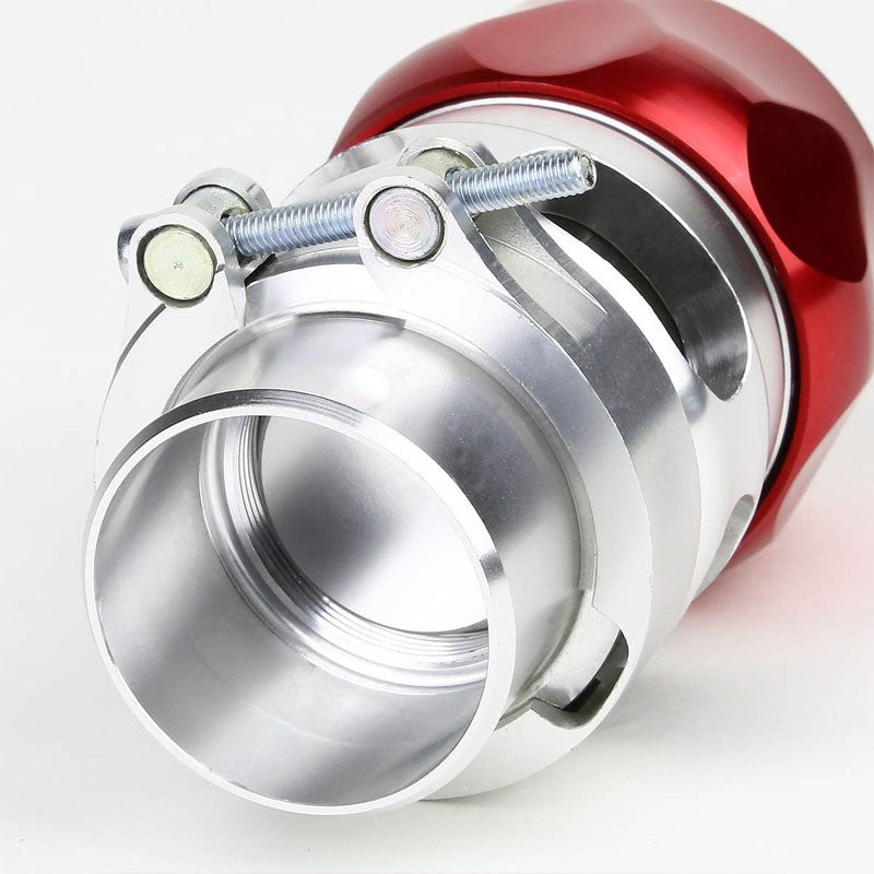 Red Aluminum V-Band 38MM Vee Port Intercooler Turbo Boost Blow Off Valve BOV-Performance-BuildFastCar