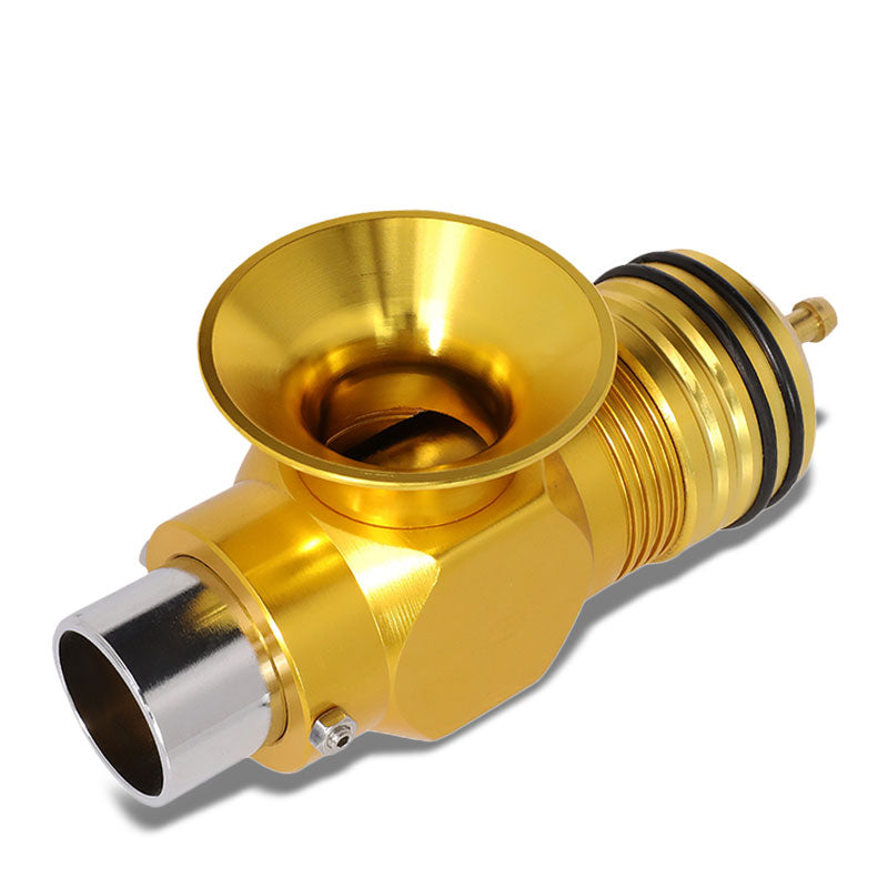 Gold Universal Billet Aluminum H-RFL Blow off Valve BOV For Turbo/Intercooler-Superchargers & Turbochargers-BuildFastCar-BFC-BOV-RFL-GD