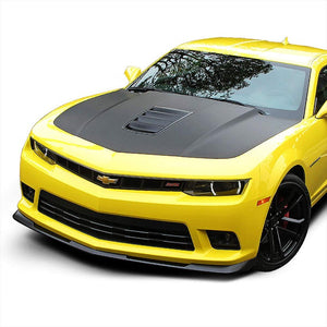 SS 1LE Style Front Bumper Lip Chin Wing Splitter Body Kit For 14-15 Chevy Camaro-Exterior-BuildFastCar