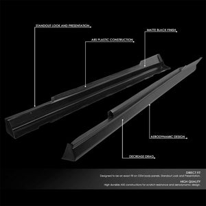 ZL1 Style Pair Side Skirts Lip Panel Extension Body Kit For 10-15 Chevy Camaro-Exterior-BuildFastCar