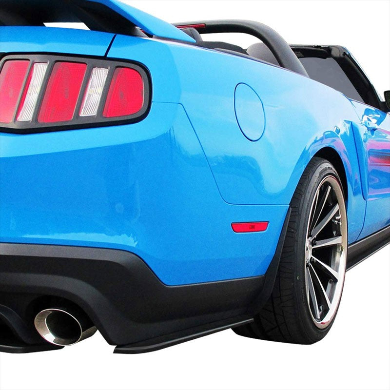 RP Style Rear Side Splitters Bumper Corner Side Splitters For 13-14 Ford Mustang-Exterior-BuildFastCar