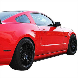 RP Style Pair Side Skirts Lip Panel Extension Body Kit For 10-14 Ford Mustang-Exterior-BuildFastCar