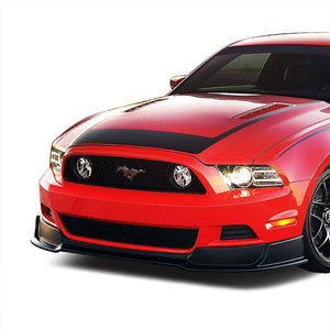 GT Style Front Bumper Lip Chin Wing Splitter Body Kit For 13-14 Ford Mustang GT-Exterior-BuildFastCar